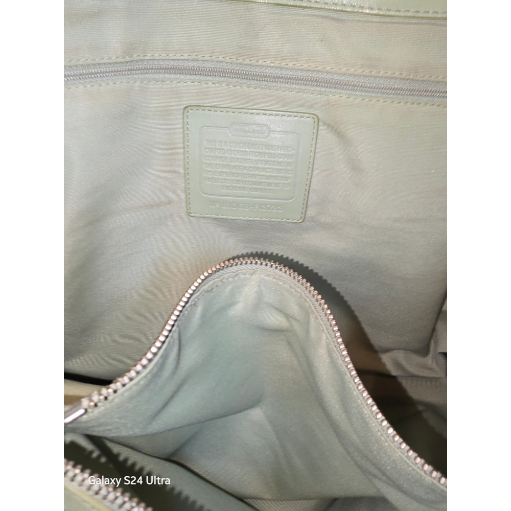Coach Y2K Gathered Lime Green Leather Soho Shoulder Bag - Picture 8 of 8